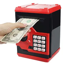 Electronic Piggy Bank Safe Money Box For Children Digital Coins Cash Saving Safe Deposit ATM Machine Birthday Gift For Kids LJ201212