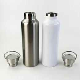 26 uncji Butelka do wymiany ciepła Butelka wodna Tumbler 750ml DIY Podróżowanie Sport Sublimacja Butelki Wodne Statek morski