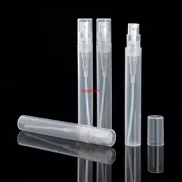 Flacone spray disinfettante da 4 ml Mini contenitori per atomizzatori vuoti in plastica portatile per cosmetici 100 pezzi / lotshipping