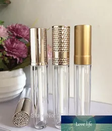 5 ml 50st tomt plast kosmetisk läppglansrör, DIY högklass läppstift behållare, ny ankomst high-end lipgloss flaska