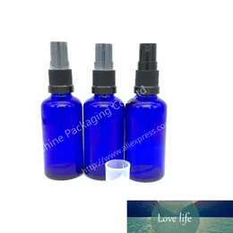 Hot Sale 10 pcs 50ml Blue Glass Spray Btomizers Blue Perfume Flaskor Refillerbar Atomizer, 50cc Glass Perfume Bottle