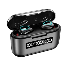 G40 TWS Plus Bluetooth 5.1 أذن أذن Mini Touch Control 9D Hifi Stereo Sports Dual-Mic Procbuds مع صندوق شحن 3500 مللي أمبير في الساعة