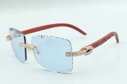 Style Tiger Wood Shoyples Okulary przeciwsłoneczne 3524020, Cuting Lens XL Diamonds Szklanki, rozmiar: 58-18-135 mm