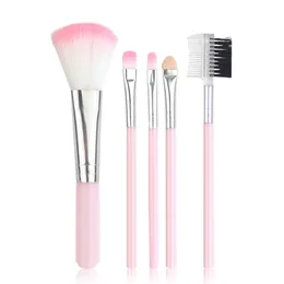 Factory direct beginner five-piece suit brush blush eye shadow foundation brush portable net red recommended makeup tools