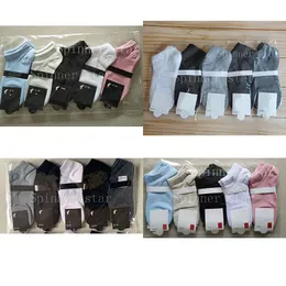 Mens and Womens Socks Fashion Four Seasons Pure Cotton Ankle Short Socks Breathable Outdoor Leisure 5 Colors Short Soc