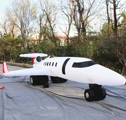 Maßgeschneiderte Werbung für aufblasbare Flugzeuge, Nachbildung eines 10 m großen Luftflugzeug-Ballons, luftgeblasenes Flugzeugmodell für Outdoor-Events