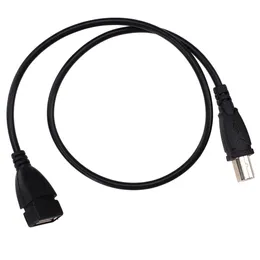 50 cm USB 2.0 Typ A Kvinna till USB B Male Scanner Printer Cable