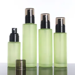 High quality frosted perfume spray glass bottle 40ml recycled bottles,40ml serum pump in stock