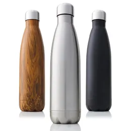 350 / 500 / 750 / 1000ml 이중 벽 절연 진공 플라스크 스테인레스 스틸 물병 BPA 무료 보온병 스포츠 물병 201221