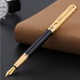 luxurious pimio 902 classic black Golden Fountain Pen Business Stationery Office School Supplies