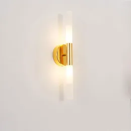 Modern Metal Tüp Boru Yukarı Led Duvar Lambası Işık Sconce Nordic Restaurant Oturma Odası Koridor Koridor Balkon