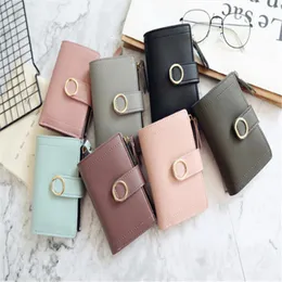 2021 Women Wallets Small Fashion Brand Leather Ladies Bag For Clutch Female Purse Money Clip Wallet