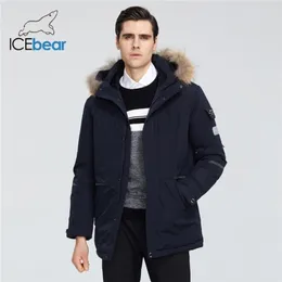 ICEbear New Winter Men's Coat Hooded Jacket High Quality Brand Men's Clothing MWD19805I 201217