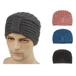 Designer Acrylic Rib Knit Beanies Mens Womens Winter Head Warmer Cap Plain Adults Man Woman Ladies Headbands Hair Bonnets 10 Solid Colors