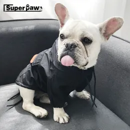 Dog Sun-proof Clothing Waterproof Jacket French Bulldog Raincoat Small Dogs Chihuahua Puppy Pet Costume Yorkie Clothes XQC09 T200710
