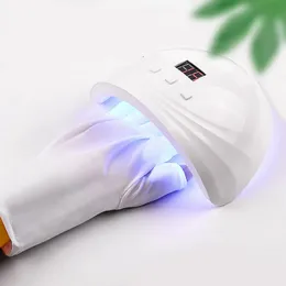 1 Paar UV-Schutzhandschuh-Anti-UV-Strahlungsschutzhandschuhe Protektor für Nail Art Gel UV-LED-Lampe Nageltrockner Maniküre-Salon