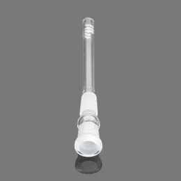 Glas downstem diffusor 14mm till 18mm manliga kvinnliga gemensamma glas ner stamadapter för silikon bong banger olja brännare rör