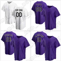 19 Charlie Blackmon Rockies 야구 저지 Colorado Trevor Story 25 C.J. Cron Ryan McMahon Germ￡n M￡rquez 1 Garrett Hampson Raimel Tapia Kyle Freeland Rodgers Jerseys