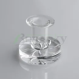 DHL !!! Beracky Quartz Carving Spinner Cap 32mmod Heady UFO Quartz Carb Cap for Flat Top Quartz Banger Nails Glass Vattenrör Dab Rigs