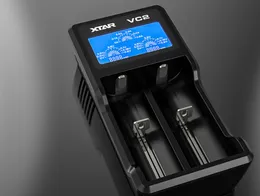 XTAR VC2 battery charger for 10440 16340 14500 14650 17670 18350 18490 18500 18650 18700 26650 22650 20700 battery Charging