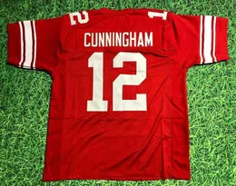 Anpassad fotbollströja män ungdomskvinnor vintage Randall Cunningham Custom Rare High School Size S-6XL eller något namn och nummertröjor