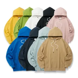 Hookohhou Bawełniane Kobiety Bluzy 2020 Harajuku Para Bluzy Wiosna Z Długim Rękawem Sudadera Mujer Casual Pocket Pullover Clota T200727
