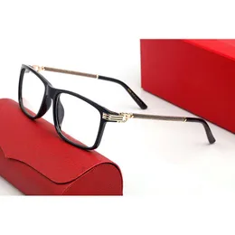 Luxury Mens Designer Solglasögon för kvinna Goggle Driving Fashion Frames Transparenta linser Vintage Carti Buffalo Horn Glasögon Glasögon Ram Tillbehör Solglasögon