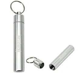 HoneyPhuff Silver Metal selado Stah Stash Armazenamento Recipiente de armazenamento Cheiro À Prova Doob Tubos