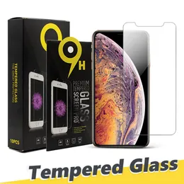 Displayschutzfolie für iPhone 12 11 Pro XS Max X XR, gehärtetes Glas für Samsung A20 A10E 7 8 Plus SE 2020