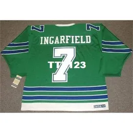 740 #7 EARL INGARFIELD Oakland Seals 1968 CCM Vintage Tk Heim-Hockey-Trikot oder individuelles Retro-Trikot mit beliebigem Namen oder Nummer