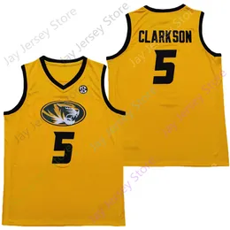 Missouri Tigers Basketball Jersey NCAA College Team Apparel