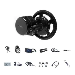 BAFANG 48V 750W BBS02B Middle Drive Motor Conversion DIY Mid Engine Kit Electric Bike With LCD Display