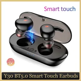 Y30 TWS Słuchawki bezprzewodowe Stereo HIFI Bluetooth 5.0 Słuchawki Gaming Headset Box Earbuds do Android IOS