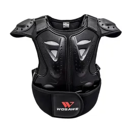 WOSAWE Kinder-Körper-Brust-Rückenschutz-Schutzweste, Motorradjacke, Kinder-Amour-Ausrüstung für Motocross, Dirt-Bike, Skaten