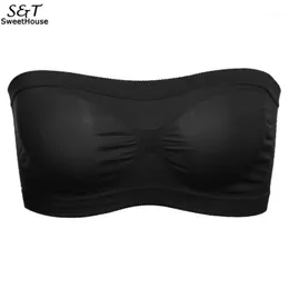 Camisoles Tanks Mode Accessoarer Sexiga Bra Tube Toppar Underkläder För Kvinnor Black Bandeau Top Crop Lady Brand Intimates Kläder1