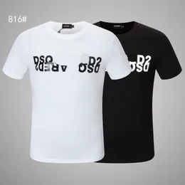 DSQ Padrão T-shirt D2 Phantom Turtle 2022SS New Mens Designer T Shirt Paris Moda Tshirts Verão Masculino Qualidade superior 100% Algodão To6778899