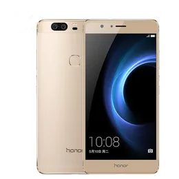 Oryginalny Huawei Honor V8 4G LTE Telefon komórkowy Kirin 950 OCTA CORE 4GB RAM 64GB ROM ANDROID 5.7 "12.0mp ID Fingerprint ID Smart Telefon komórkowy Tanie