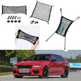 Per BMW M5 Modello Auto Auto Nero Baule posteriore Cargo Bagagli Organizzatore Stoccaggio Rete per sedili verticale semplice in nylon