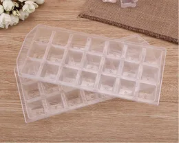 Plastikowa 21 Siatki Kostki lodu Mold DIY Wielokrotnego użytku Whisky Ice Tray Galaretka Zamrażarka Mold Gospodarstwa Domowego Bar Akcesoria SN5075