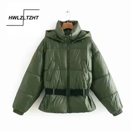 Hwlzltzht Winter Women's Back Jacket quente com um capuz feminino feminino feminino jaqueta feminina algodão acolchoado inverno casaco mulheres 201212