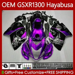 OEM-vogels voor Suzuki Hayabusa GSXR-1300 2014 2015 2016 2017 2018 2019 77 NO.107 GSXR 1300 CC GSX R1300 08-19 1300CC GSXR1300 08 09 10 11 12 13 Injectie Body Purple Black