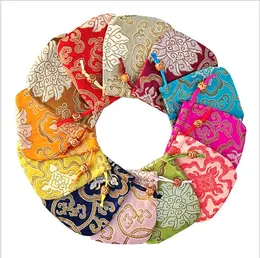 Damask creative pouches jewelry pouch silk drawsting bags chinese style jewelry bags Bracelet Bag