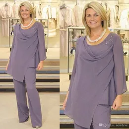 Chiffon Tailleur Pantalone Mamma Sposa Chiffon Tailleur Pantalone