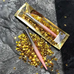 New Girl's Party Crown Scepter Pink Diamond Cool Black Eyeliner Ink Waterproof High Quality Anti-Sweat Not Suddig Eyeliner Delineador de Ojos Negro Fresco Diamante