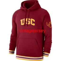 2021 NCAA USC Trojans Retro Pullover Hoodie Sweatshirt S-3XL