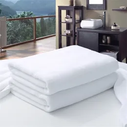 New Luxury Large Hotel White Cotton Bath Towel for Adults SPA Sauna Beauty Salon Towels Bedspread Bathroom Beach Towel 6 sizes 201217