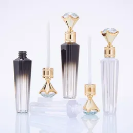 Wholesale Luxury Diamond Lip Gloss Tubes Clear Empty Tube Bottle Packaging Containers Refillable Lipgloss Bottles