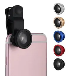 NEW Universal 3 in 1 Wide Angle Macro Fish eye Lens Camera Mobile Phone Lenses Fish Eye Lentes For iPhone 6 7 Smartphone Microscope