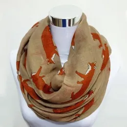 Ny mode Infinity Scarf Hot Sale Viscose Kvinnor Ring Scarves Animal Scarf Circle Scarves