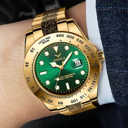 Mode Retro Business Herren Quarzuhr Herren Wasserdichte Stahlband Gold Uhr Uhr 2020 Armbanduhren